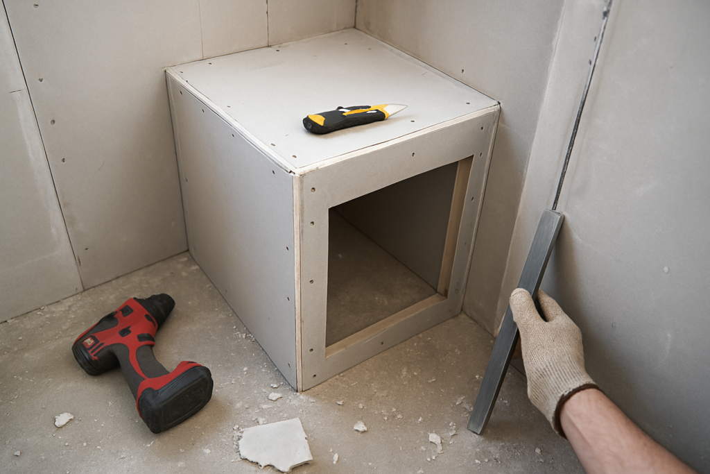 Coffre en placo : guide complet, tutoriel et limites à connaître