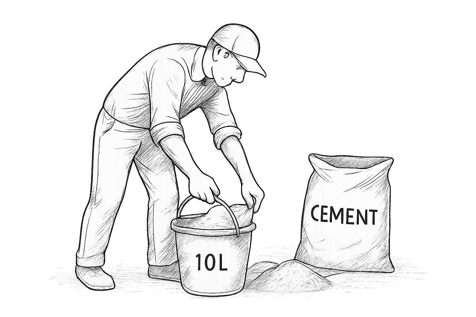 dosage pour du mortier