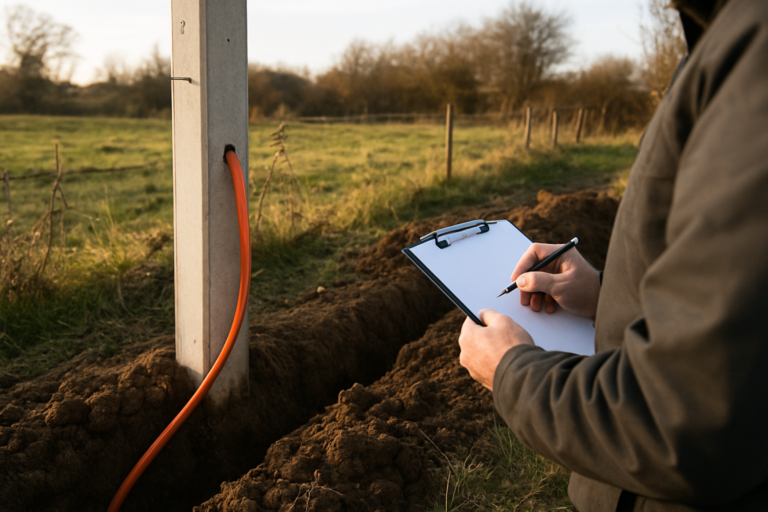Implantation poteau fibre sur terrain privé : droits, procédure et recours légaux