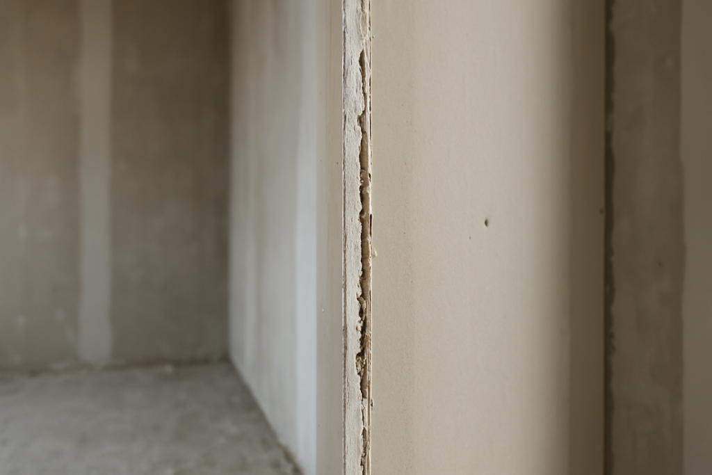 Joint placo sans bord aminci : guide complet des risques et alternatives