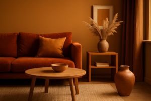 La couleur ocre : la tendance déco 2026 pour une ambiance chaleureuse et intemporelle