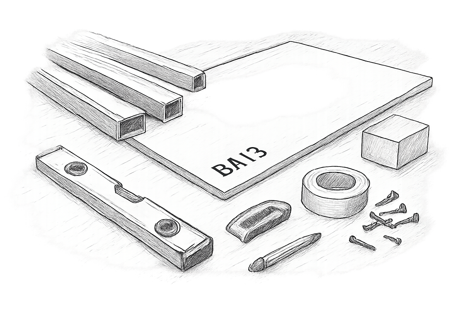plan tête de lit placo