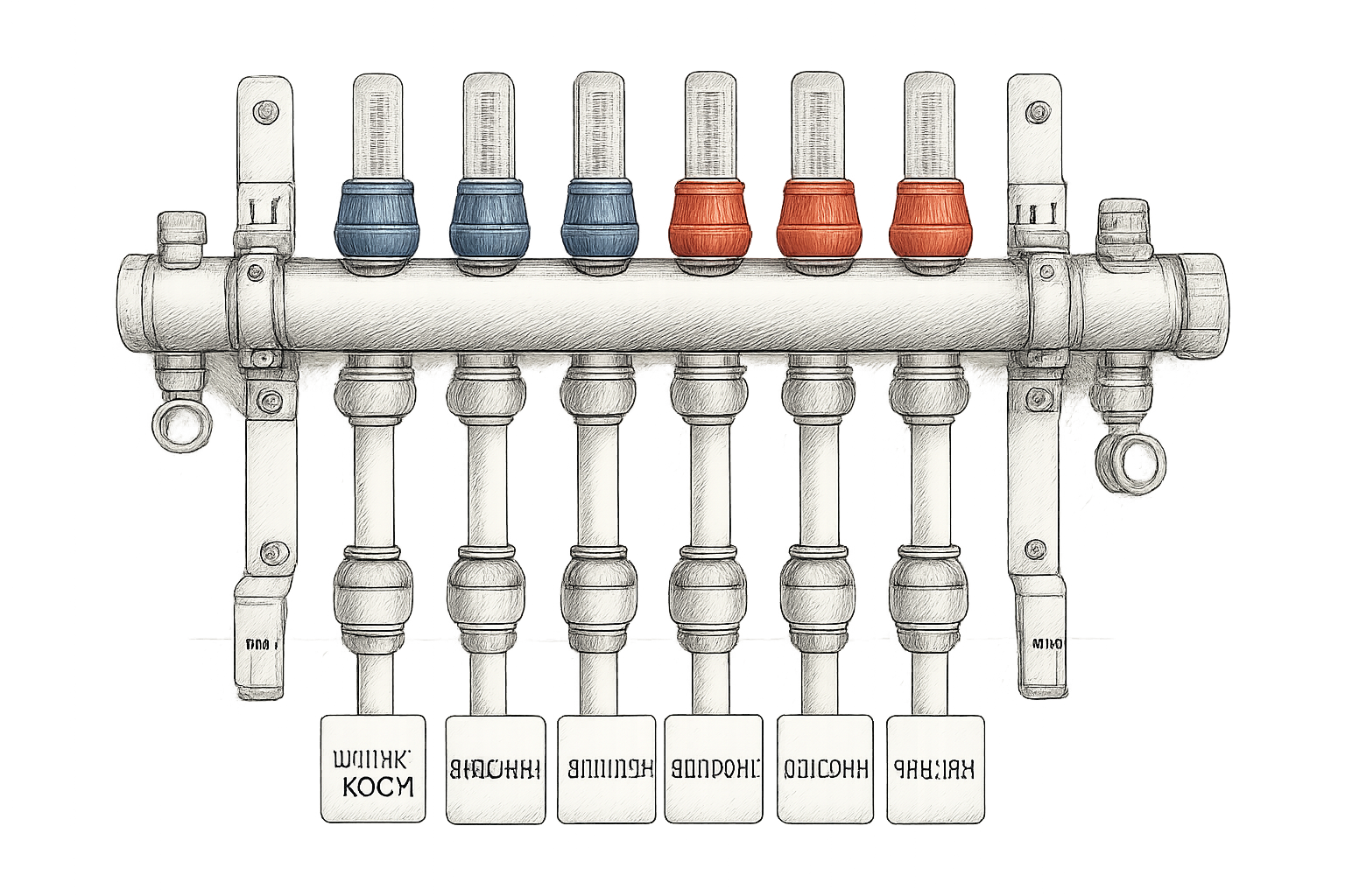 plancher chauffant temperature