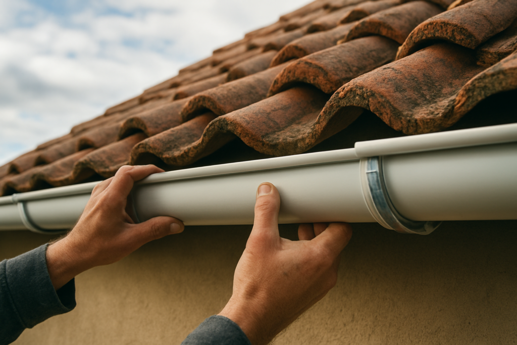 Poser une gouttière PVC sur tuiles : guide complet et étapes de pose