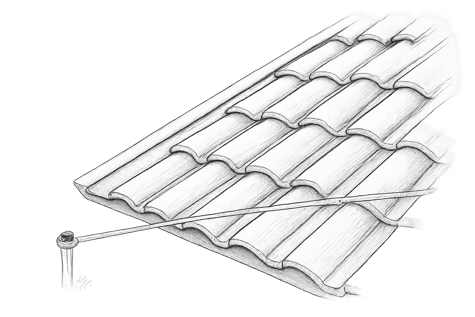 poser une gouttière pvc sur tuile